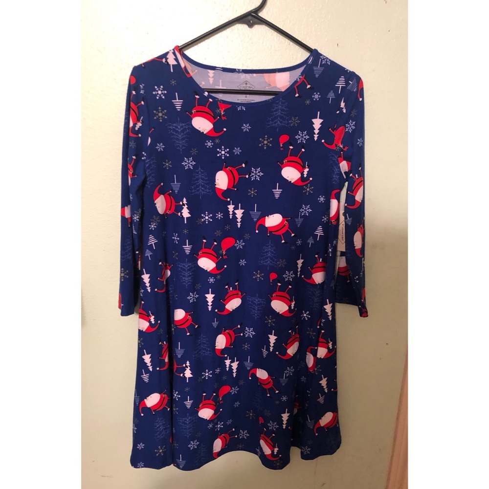 THE SOFTEST Santa dress pajamas